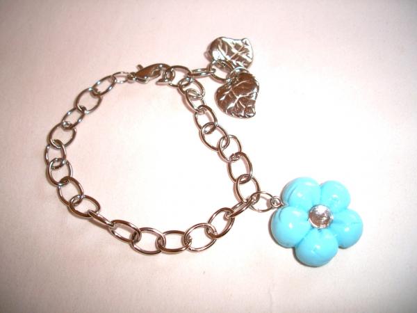 Pulseira Flor Azul