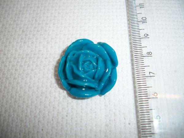 FLOR AZUL TURQUESA DE 1,00 POR