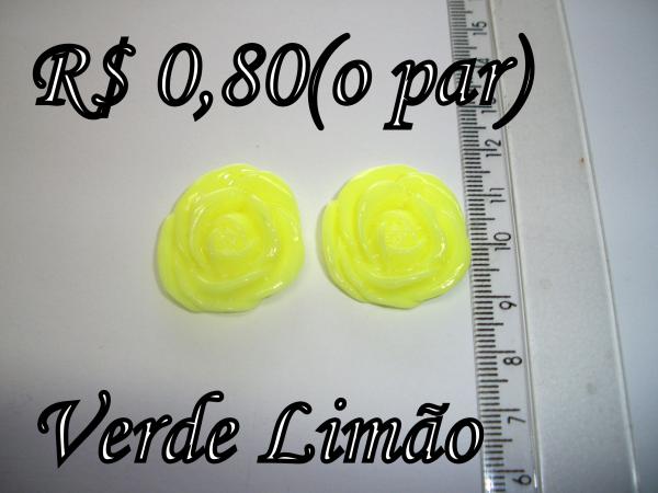 Bis64-PINGENTE VERDE LIMÃO-O PAR