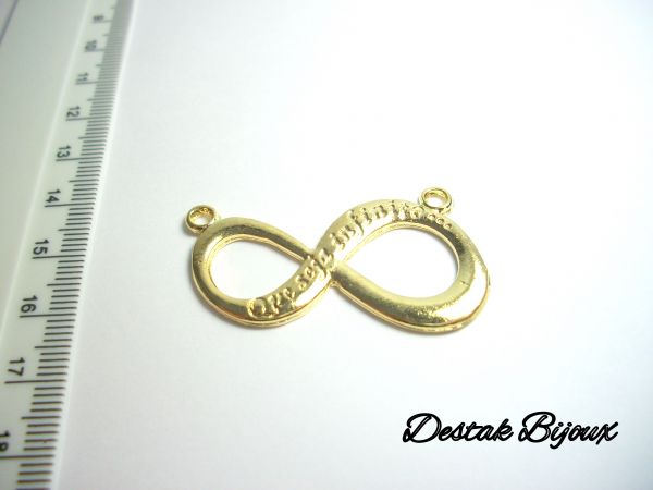 PIN27-PINGENTE INFINITO C/ MENSAGEM-UNIDADE
