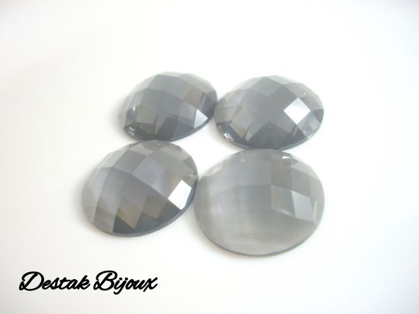 CHATOM RESINA TRANSPARENTE 25MM FUMÊ-O PAR