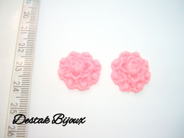 BIS85-FLOR P/ COLAGEM ROSA CHÁ- O PAR