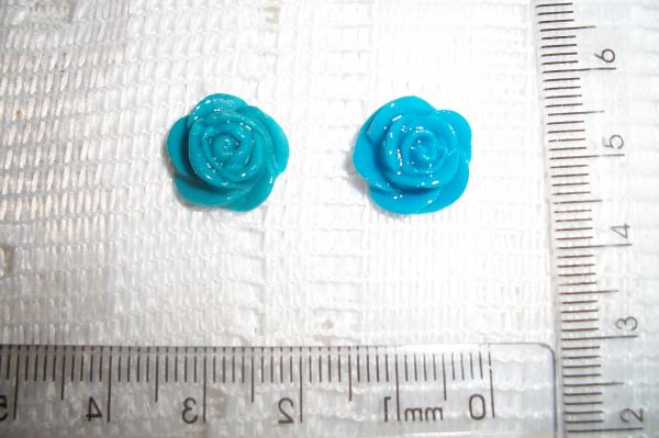 BIS80-FLOR P/ COLAGEM AZUL CELESTE- O PAR