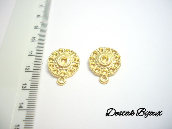PI49-BASE P/ BRINCO DOURADO-O PAR