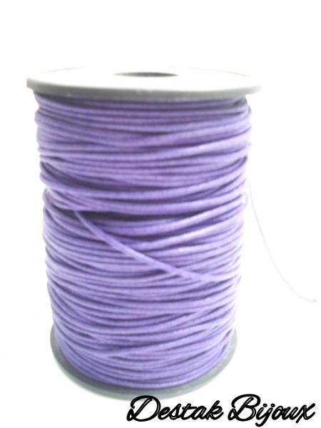CORDÃO ENCERADO ROXO-5 METROS
