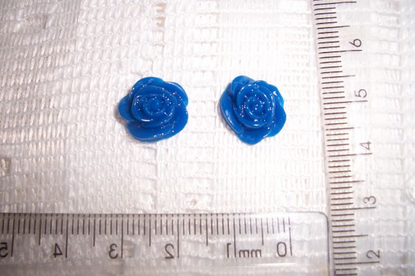 FLOR P/ COLAGEM AZUL ROYAL- O PAR