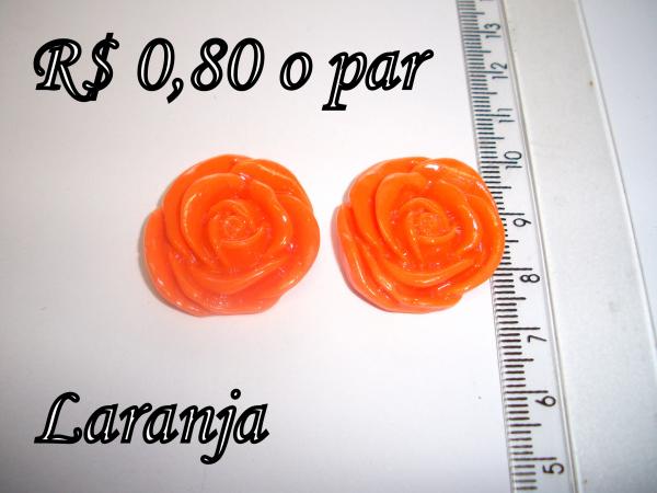 Bis64-PINGENTE LARANJA- O PAR